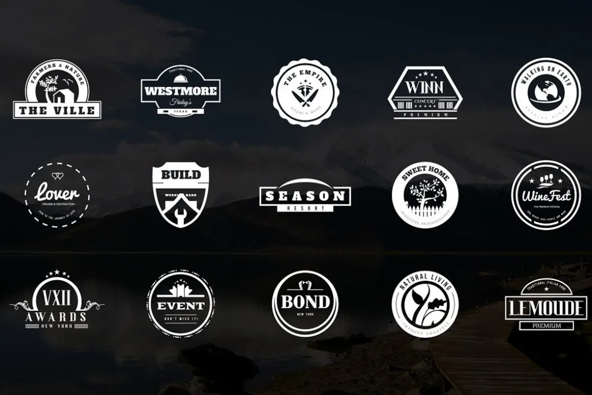 Vintage Logos Labels & Badges