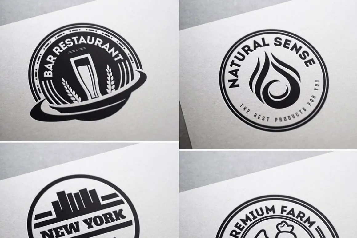 Vintage Logos Labels & Badges