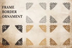 Vintage ornament vector