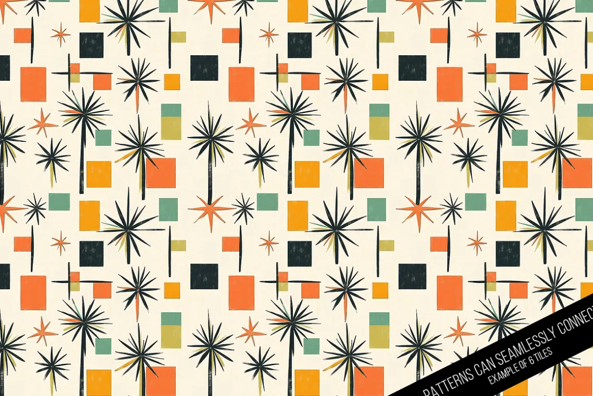 Vintage Palm Springs Seamless