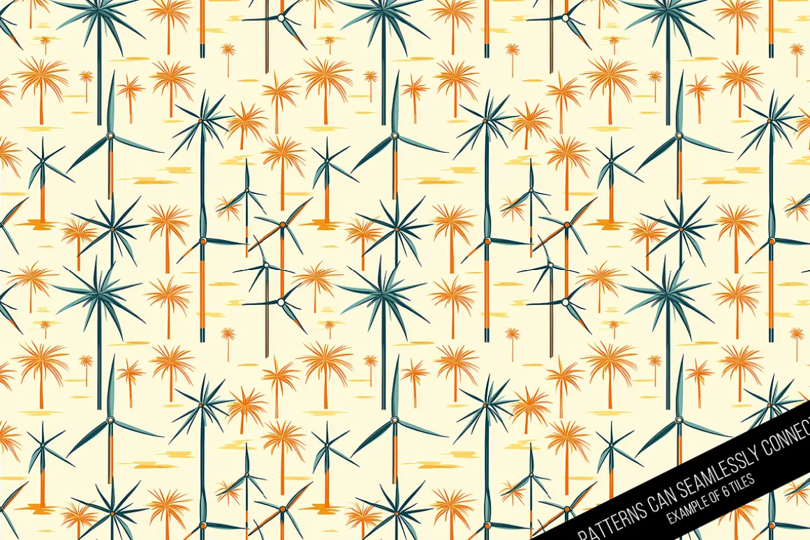 Vintage Palm Springs Seamless