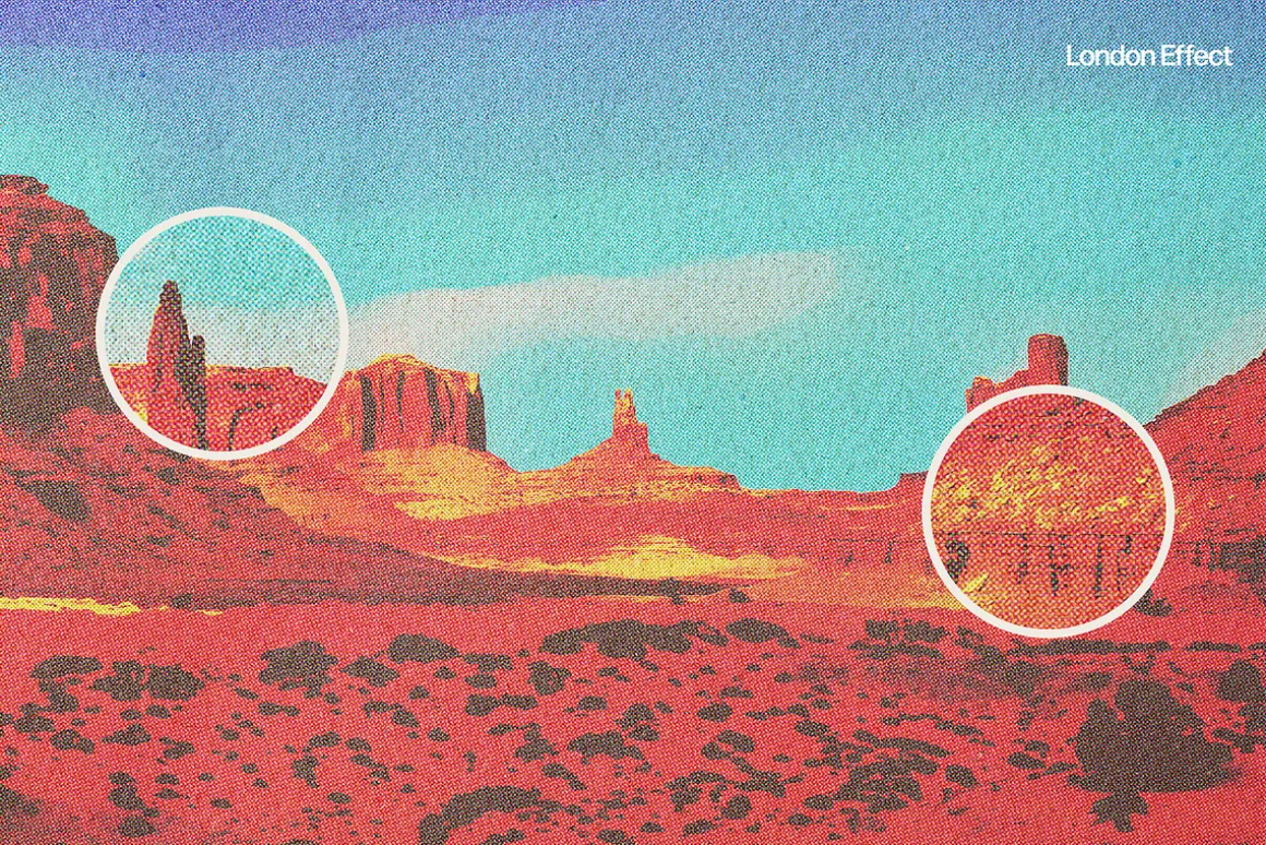 Vintage Postcard Photo Effect