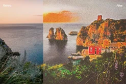 Vintage Postcard Photo Effect