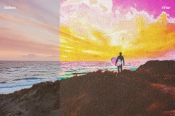 Vintage Postcard Photo Effect