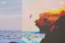 Vintage Postcard Photo Effect