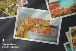 Vintage Postcard Photo Effect