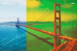 Vintage Postcard Photo Effect