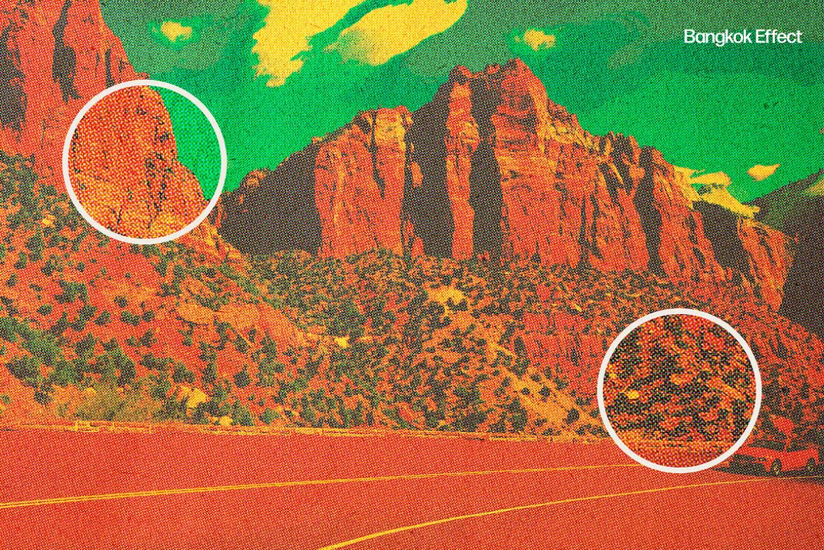 Vintage Postcard Photo Effect