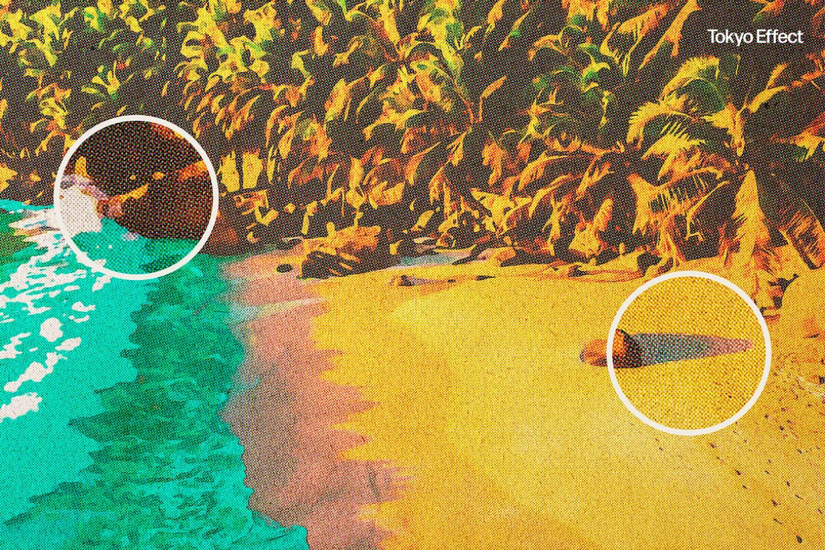 Vintage Postcard Photo Effect