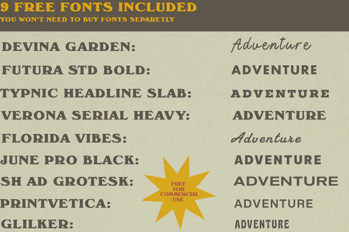 Vintage Adventure Logo Templates