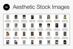 Vintage Aesthetic Stock Photo Bundle