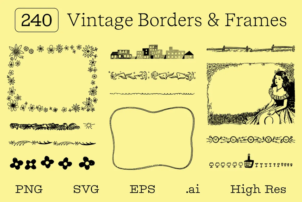 Vintage Borders & Frames