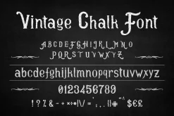 Vintage Chalk Font