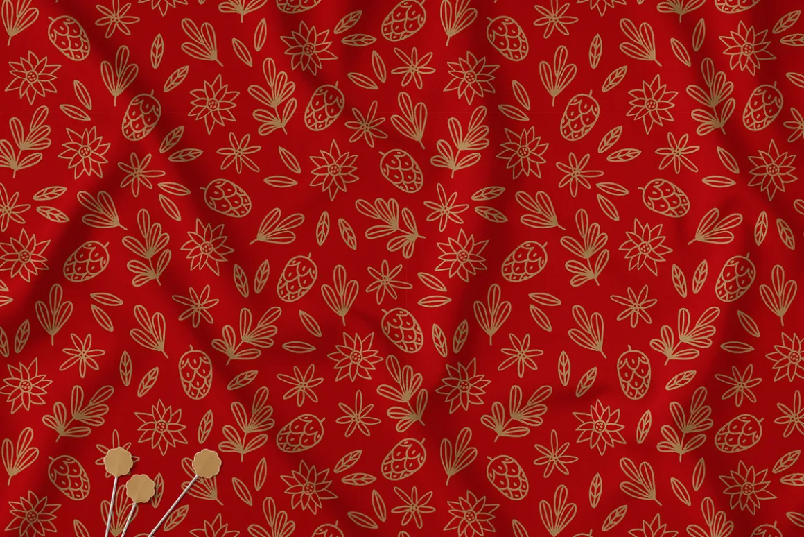 Vintage Christmas - Hand Drawn Kit