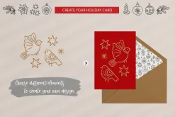 Vintage Christmas - Hand Drawn Kit