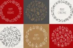 Vintage Christmas - Hand Drawn Kit