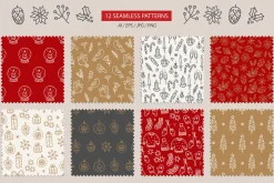Vintage Christmas - Hand Drawn Kit