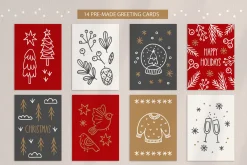Vintage Christmas - Hand Drawn Kit