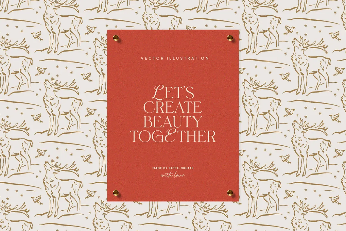 Vintage Christmas | Illustration Kit