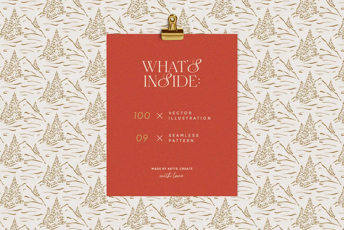 Vintage Christmas | Illustration Kit