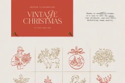 Vintage Christmas | Illustration Kit
