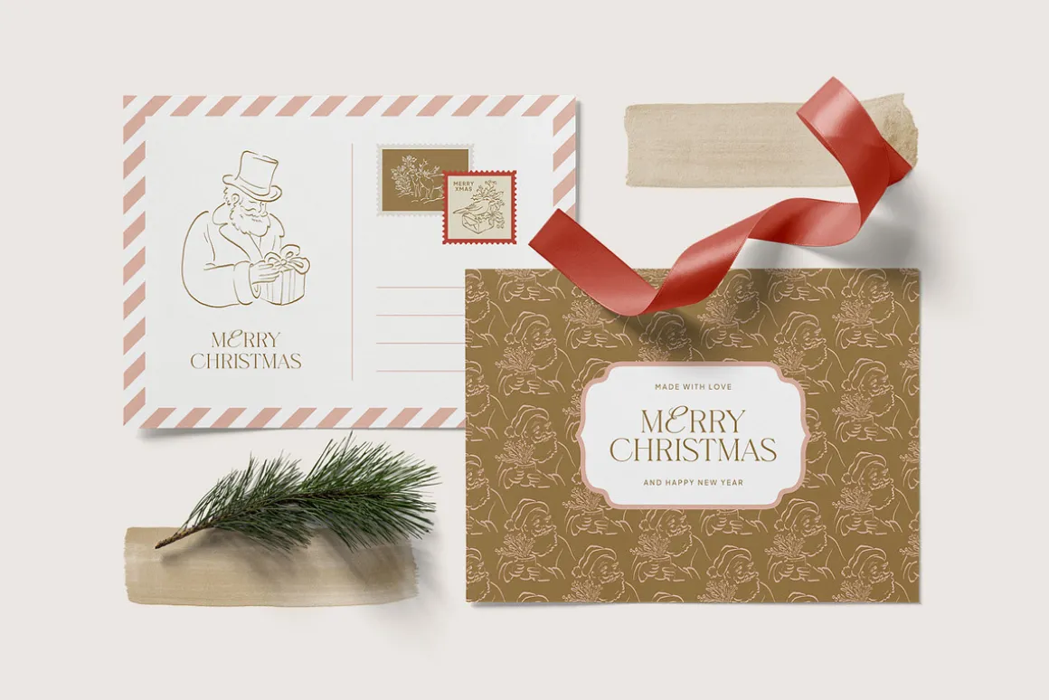 Vintage Christmas | Illustration Kit