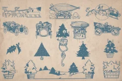 70 Vintage Christmas Illustrations
