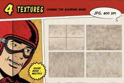 Vintage Comic Book Halftone Brushes