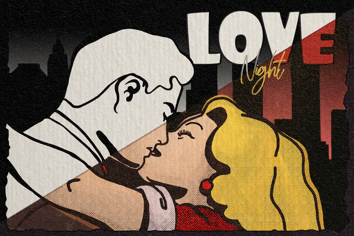 Vintage Comic Book Halftone Brushes
