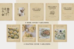 Vintage Cookbook Template CANVA