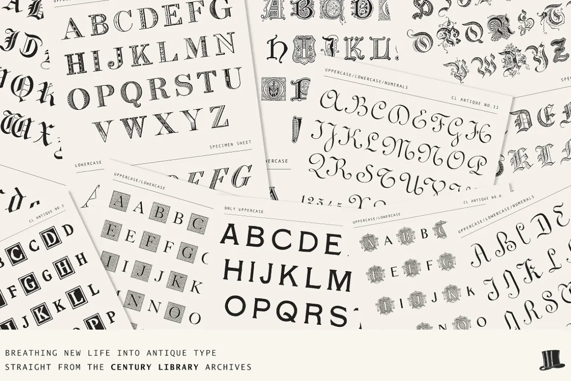 Vintage Crosshatch Blackletter Font