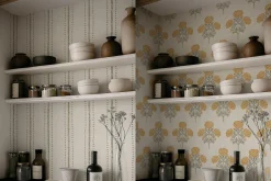 Vintage Farmhouse Wallpaper Mockup