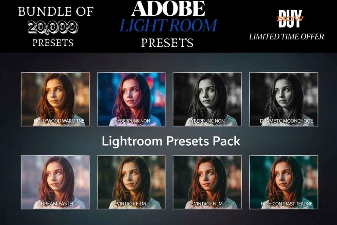 Vintage Film Look 20,000 Presets