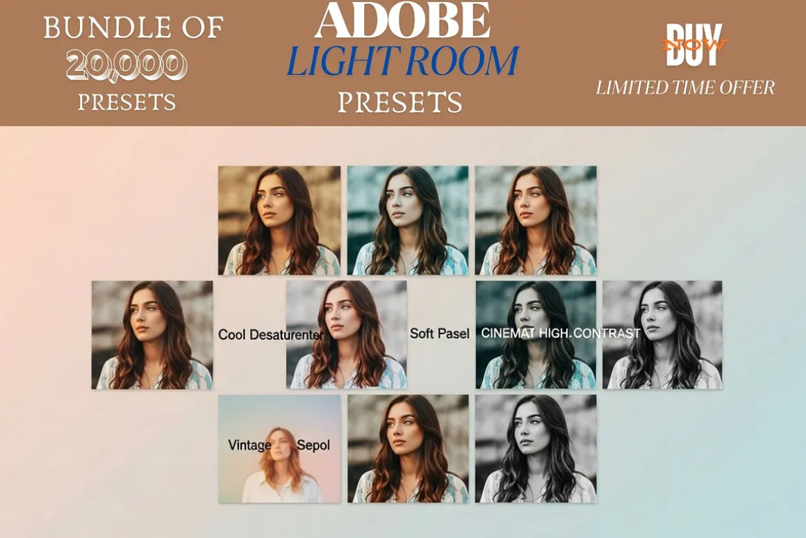 Vintage Film Look 20,000 Presets