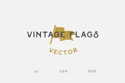 Vintage Flags Vector
