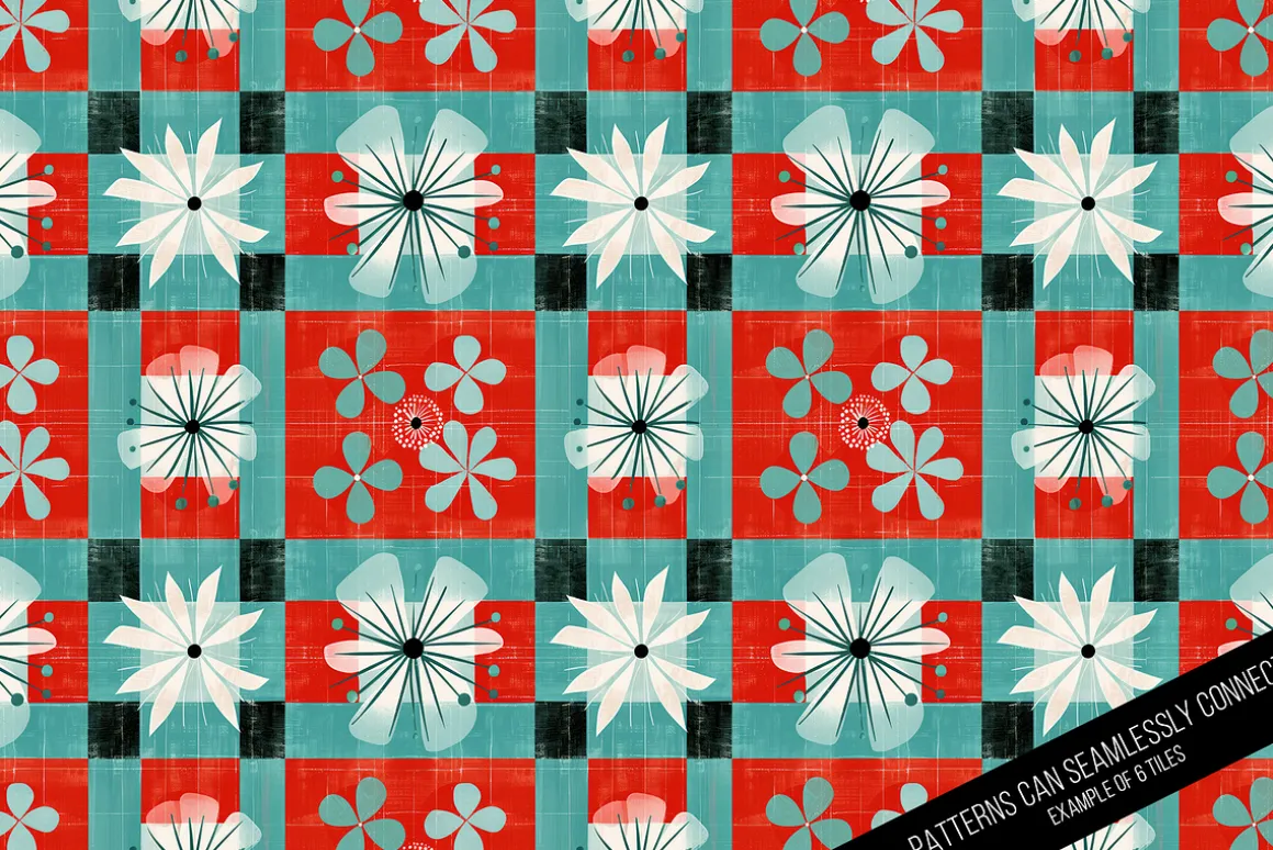 Vintage Holiday Digital Paper