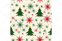 Vintage Holiday Digital Paper