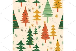 Vintage Holiday Digital Paper