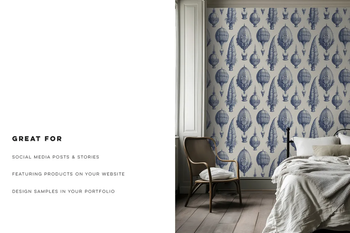 Vintage Home | Bedroom Mockup No. 2