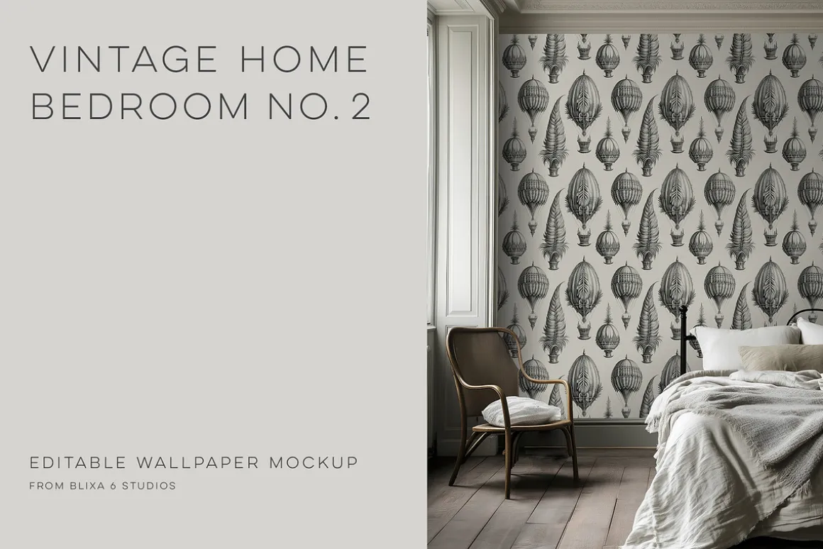 Vintage Home | Bedroom Mockup No. 2