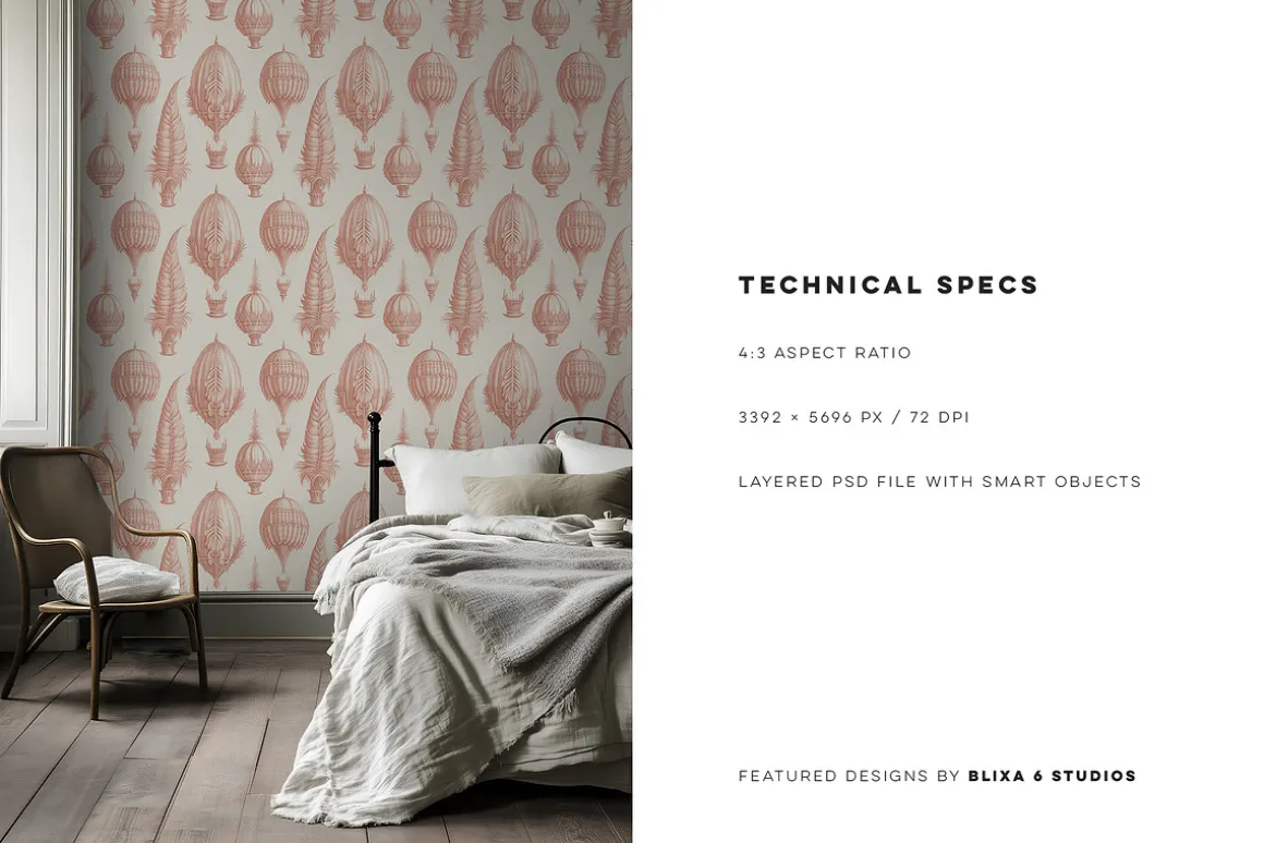 Vintage Home | Bedroom Mockup No. 2