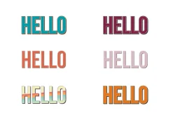 20 Vintage Illustrator Text Styles