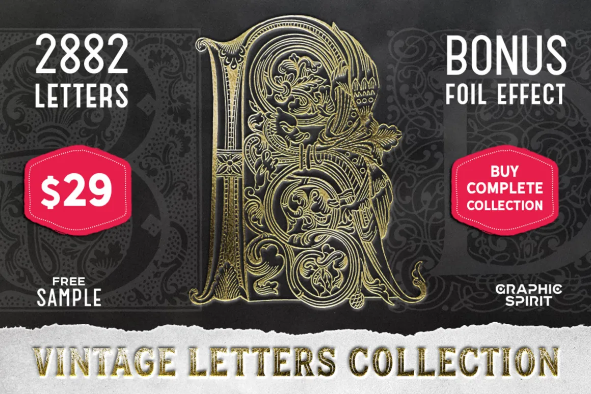 Vintage Letter A Vector And PNG