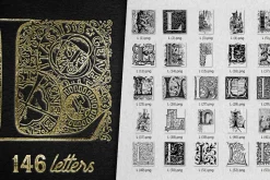 Vintage Letter L Vector And PNG