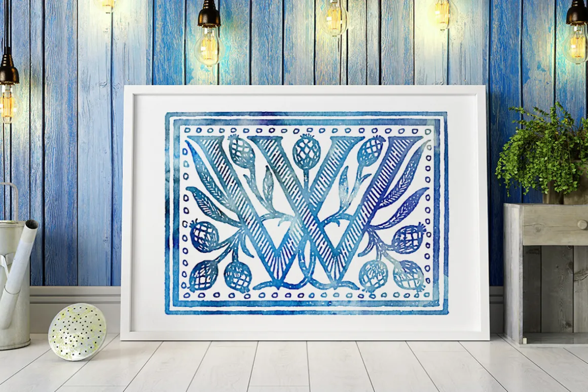 Vintage Letter X Vector And PNG