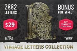 Vintage Letter X Vector And PNG