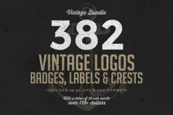 382 Vintage Logos Bundle