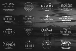 130+ Vintage Logos bundle