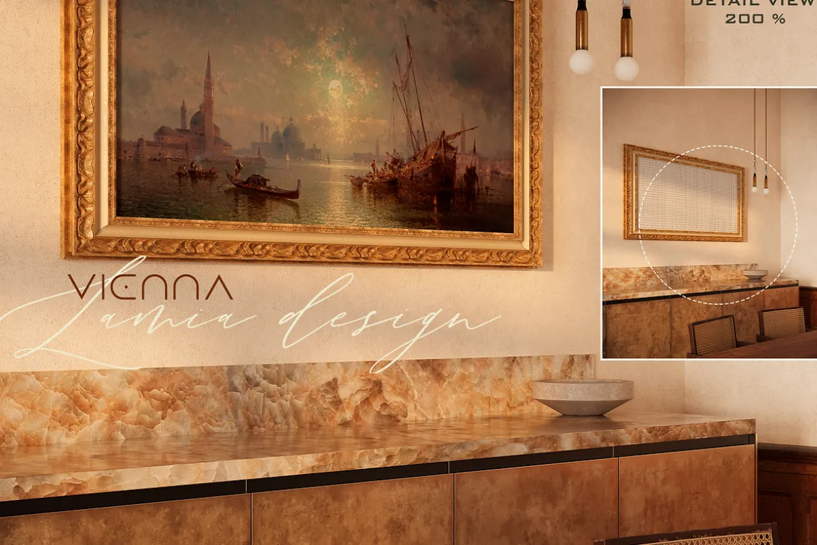Vintage Mockup Frame for art