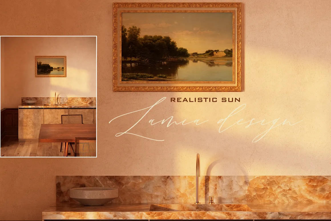 Vintage Mockup Frame for art